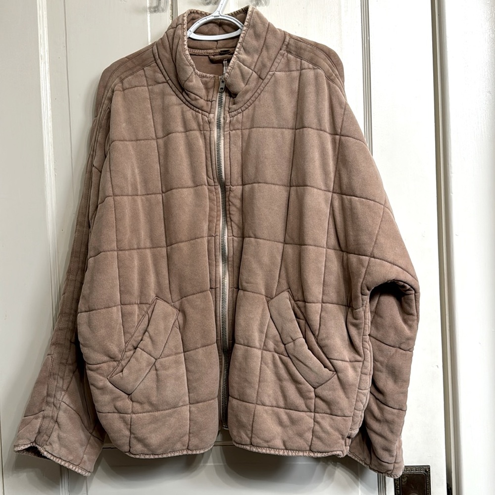 Free people dolman quilted jacket